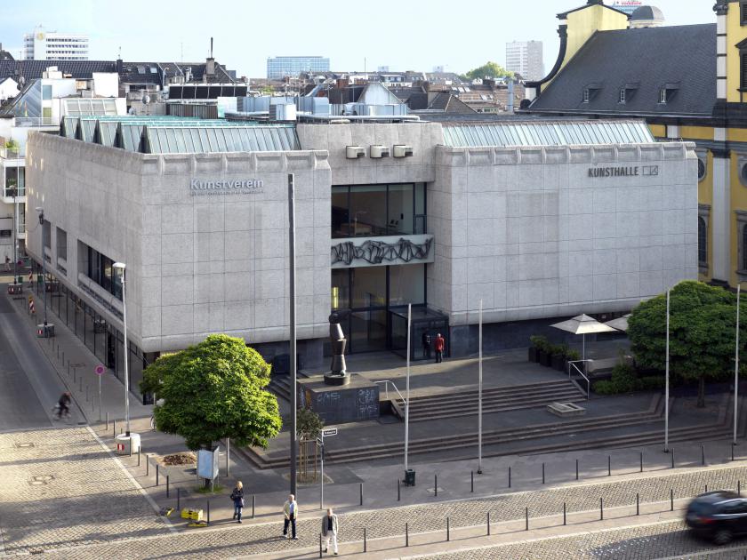 Gebäudeansicht der Kunsthalle Düsseldorf