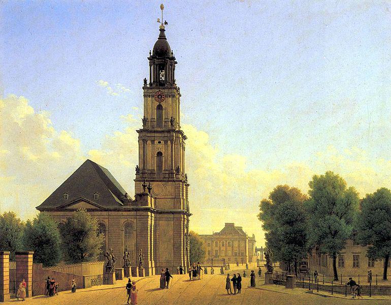 Carl Hasenpflug "Garnisonskirche Potsdam", 1827