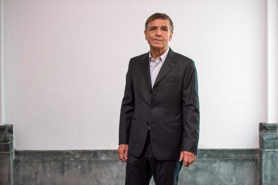 Andreas Gursky, 2018 vor der Preisverleihung des Großen Kulturpreises der Sparkassen-Kulturstiftung Rheinland im K21 Ständehaus in Düsseldorf 