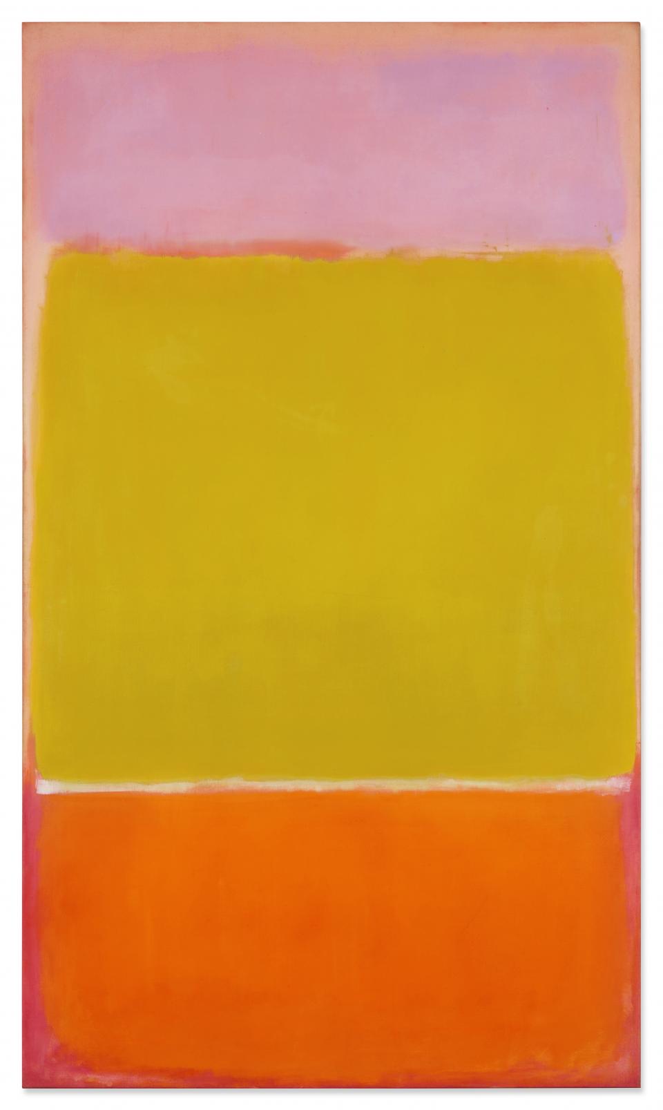  Das Bild "No. 7" des US-Künstlers Mark Rothko, wurde für rund 82,5 Millionen Dollar versteigert
