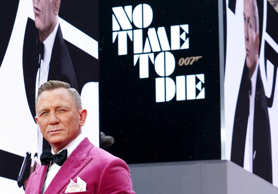 Daniel Craig bei der Weltpremiere vom neuen James Bond Film "No Time to die"