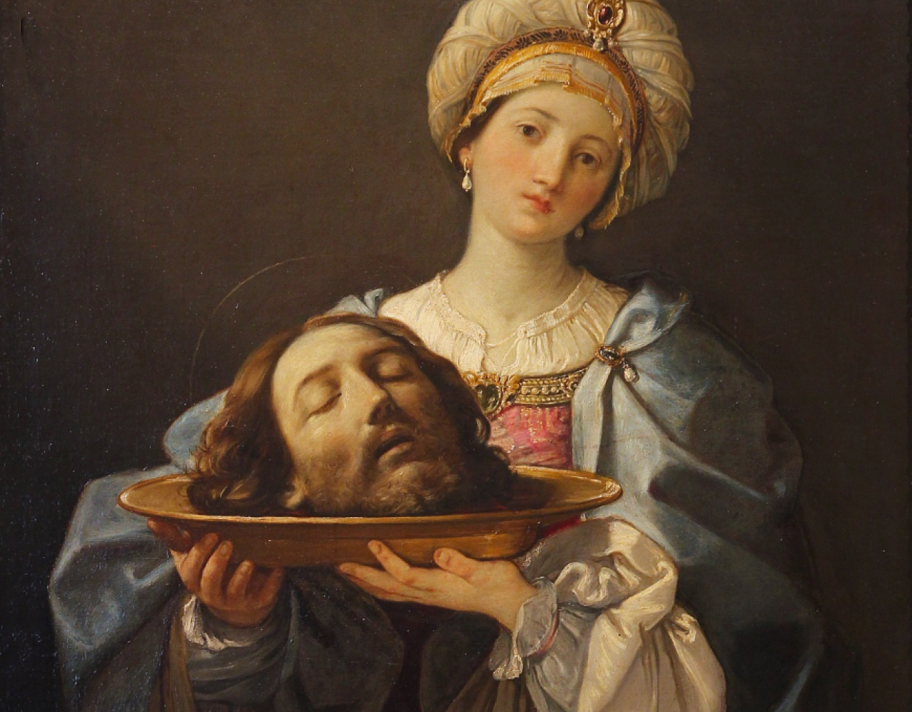 Guido Reni "Salome mit dem Haupt Johannes des Täufers", circa 1638/39